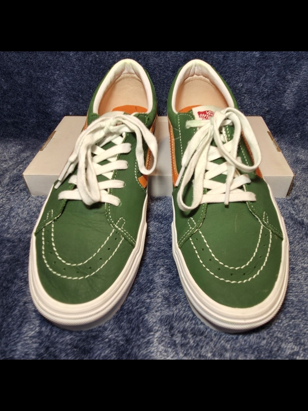 Vans Old Skool Sneakers (Green/Orange) Miami Hurricanes - Picture 3 of 7